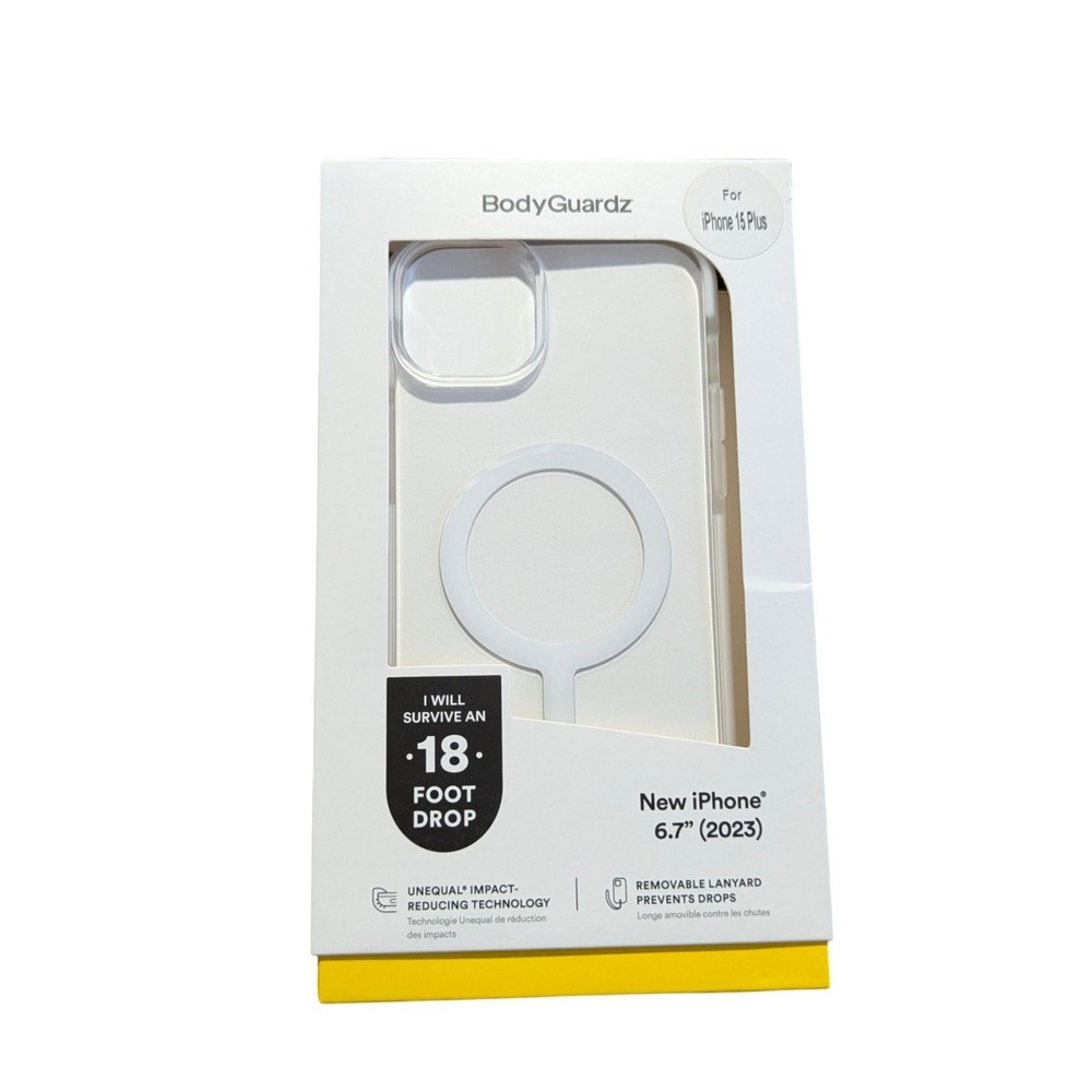 E8. BodyGuardz ACE Pro MagSafe Case For Apple iPhone 15 Plus (6.7 2023) -‎ Clear
